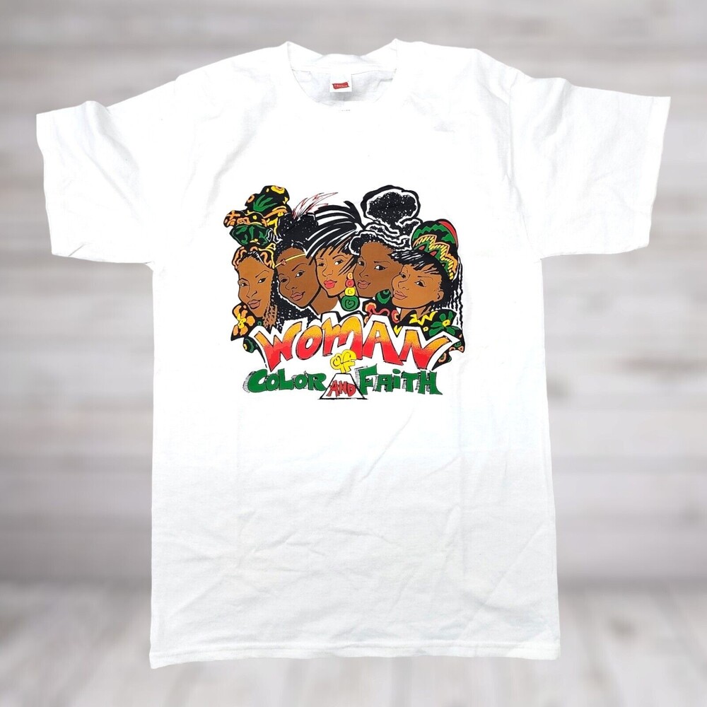 Hanes Women of Color and Faith Short Sleeve T Shirt Size S